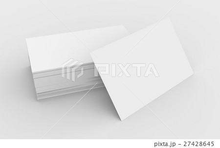 Stack of business card template 27428645