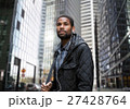 Young African American man in business district 27428764