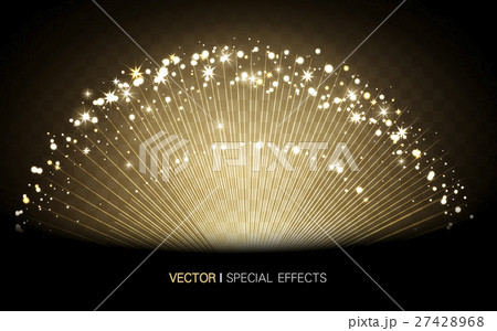 golden firework elements 27428968