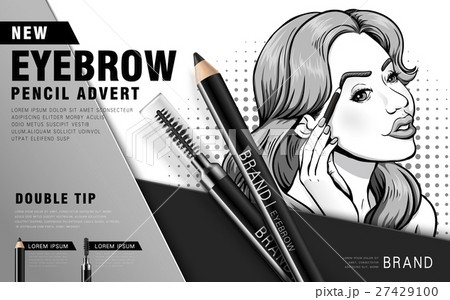 colorful eyebrow pencil ad colorful eyebrow pencil ad 27429100