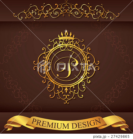 Letter P. Luxury Logo template vector illustration Letter P. Luxury Logo template vector illustration 27429865