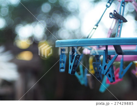 shallow DoF old underwear clothing hanger  27429885