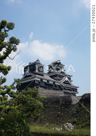 熊本城　小天守　大天守(震災後) 27430021