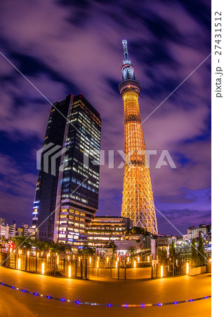 東京スカイツリー　「リオ五輪　金メダル」ライトアップ 27431512