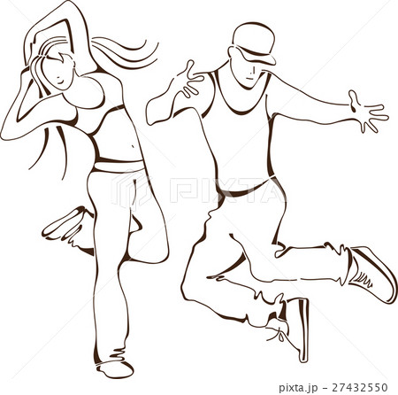 hip-hop dance, set icon people 27432550