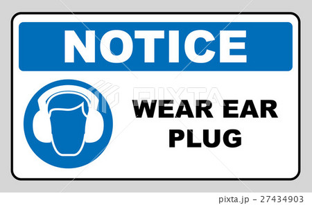 wear earmuffs or ear plugs 27434903