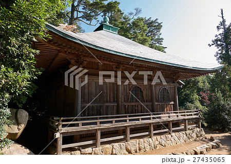 宮島弥山の古刹、大日堂の側面、広島県 宮島弥山の古刹、大日堂の側面、広島県 27435065