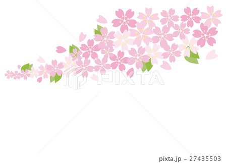 桜模様　上昇 27435503