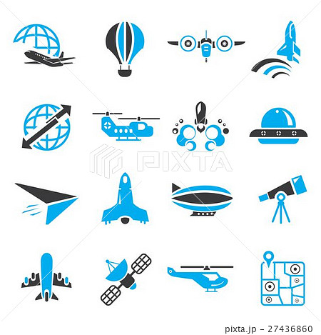 airplane icons 27436860