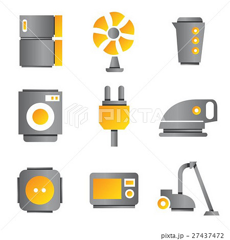 electronic device icons, household icons electronic device icons, household icons 27437472