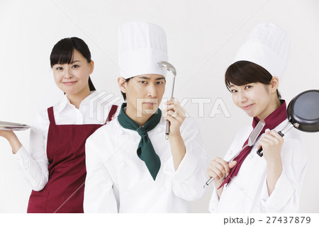 廚師女服務員廚師酥皮點心廚師廚師教師企業女性男性人男性和女性 照片素材 圖片 圖庫