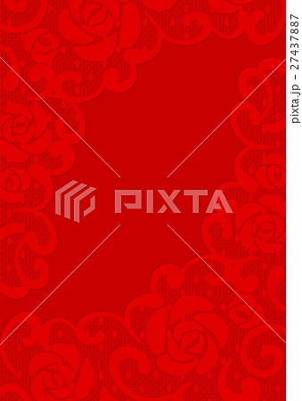 バラの花　レース　バックグラウンド 27437887