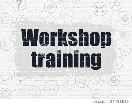 Education concept: Workshop Training on wall Education concept: Workshop Training on wall 27438619