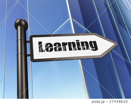 Learning concept: sign Learning on Building 27438620