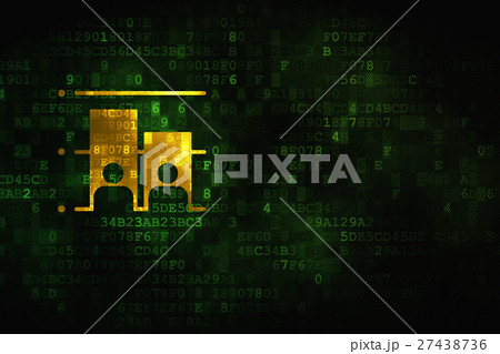 Political concept: Election on digital background 27438736