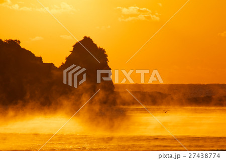 海霧　島と海鳥　串本町田原 27438774