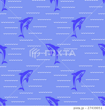 Shark Seamless Pattern Shark Seamless Pattern 27439051