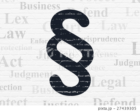 Law concept: Paragraph on wall background Law concept: Paragraph on wall background 27439305