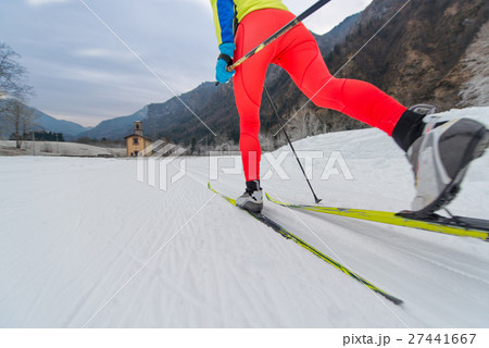 Particular of Crosscountry skiing classic technique 27441667