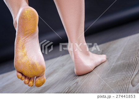 Close up of womans foot. 27441853