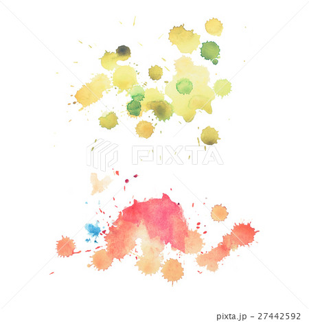 colorful retro vintage abstract watercolour 27442592