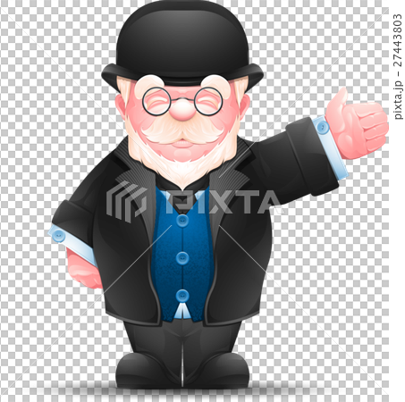 Senior man pointing in one direction Senior man pointing in one direction 27443803