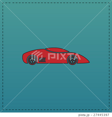 sport car computer symbol sport car computer symbol 27445397