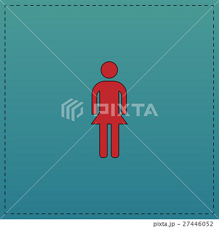 women computer symbol women computer symbol 27446052