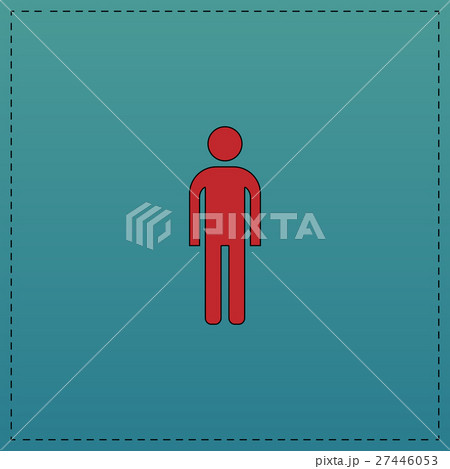 men computer symbol 27446053