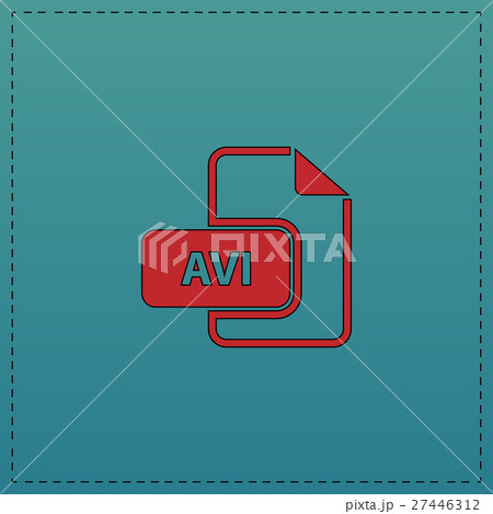 AVI computer symbol AVI computer symbol 27446312