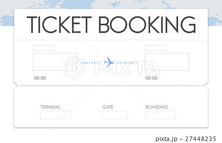 Booking Ticket Air Online Travel Trip Vacation Concept 27448235