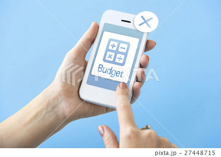Accounting Banking Investment Budget Calculator Concept 27448715