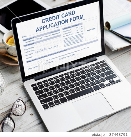 Credit Application Form Occupation Career Work Concept Credit Application Form Occupation Career Work Concept 27448791