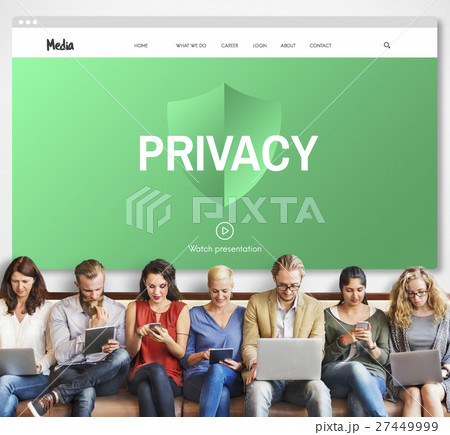 Security Privacy Web Page Concept 27449999