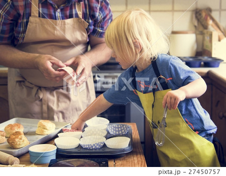 Homemade Baking Holiday Kid Son Concept Homemade Baking Holiday Kid Son Concept 27450757