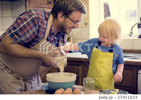 Homemade Baking Holiday Kid Son Concept Homemade Baking Holiday Kid Son Concept 27451024