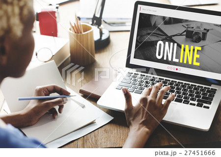 Travel Adventure Website Internet Blog Online Concept 27451666