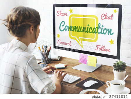 Communication Connection Social Media Concept Communication Connection Social Media Concept 27451852