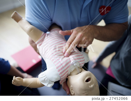 CPR First Aid Training Concept CPR First Aid Training Concept 27452066
