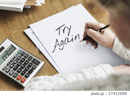 Time to Renew Try Again Restart Motivation Never Give Up Concept 27452099