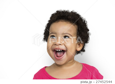 Cheerful Kid Have Fun Smiling Concept 27452544