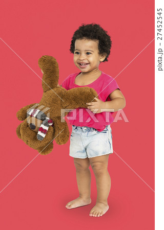 Cheerful Kid Have Fun Smiling Concept 27452545