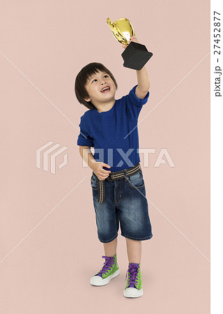 Boy Award Reward Playful Kid Little Won Concept 27452877