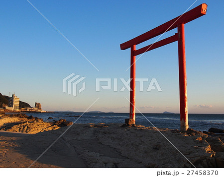 つぶて浦の夕日 つぶて浦の夕日 27458370