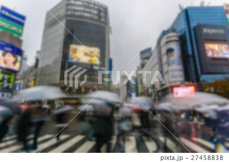 Blurred background.Shibuya Crossing 27458838