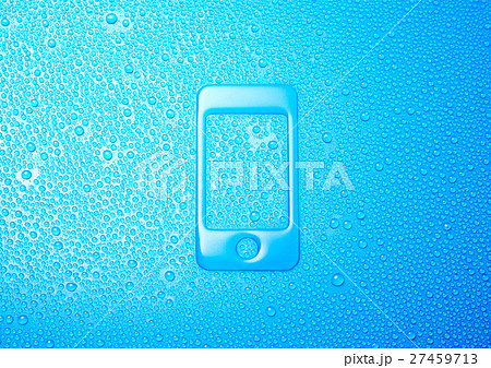 Iphone アイコン 水の写真素材