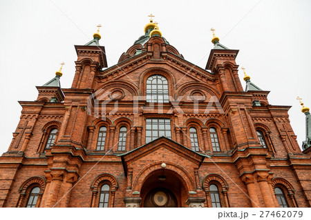 Uspenskin cathedral in Helsinki autumn view Uspenskin cathedral in Helsinki autumn view 27462079