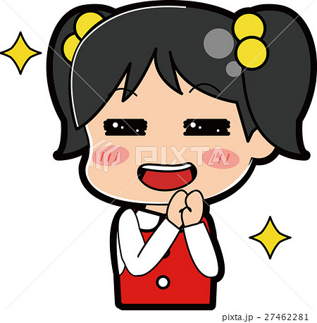 おねだりをする女の子のイラスト 27462281