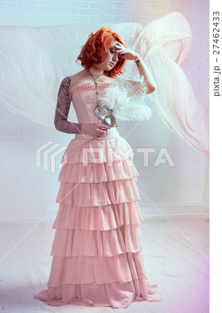 Sensual redhead woman Sensual redhead woman 27462433