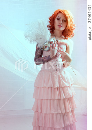 Sensual redhead woman 27462434